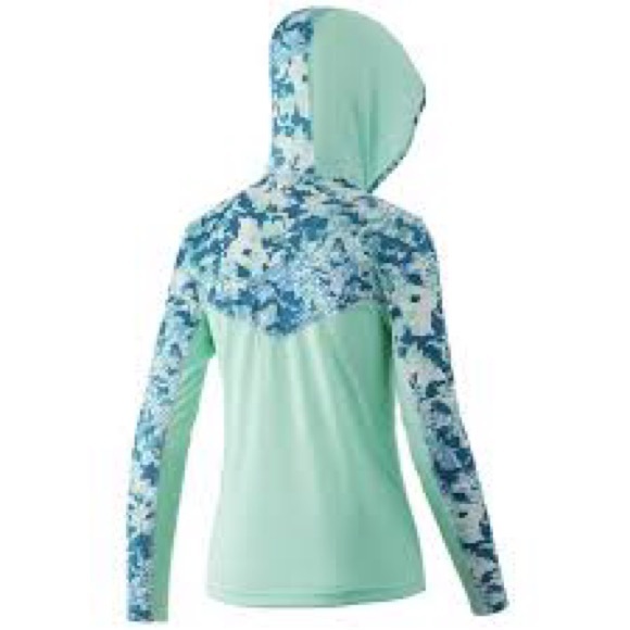 HUK Fishing Icon X Tide Change Hooded Long Sleeve Size X Large - Picture 1 of 10